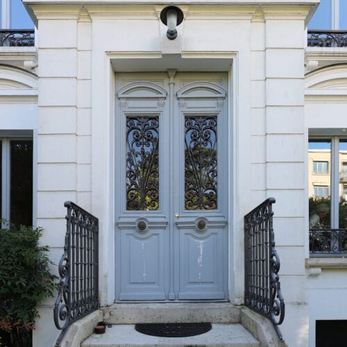 Reproduction isolante porte ancienne