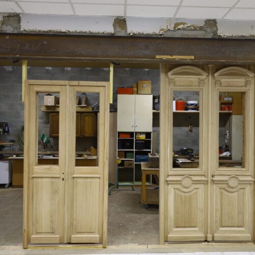 Reproduction isolante porte ancienne