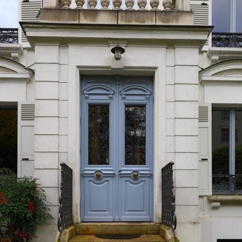 Reproduction isolante porte ancienne