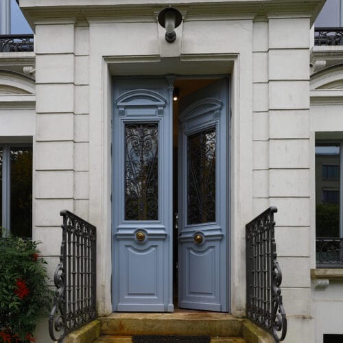 Reproduction isolante porte ancienne