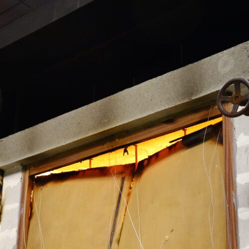 Porte coupe-feu 1/2h grande hauteur