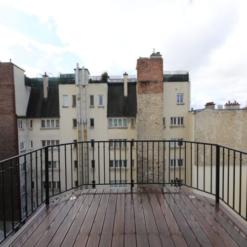 Réaménagement d'une chambre et création d'une terrasse