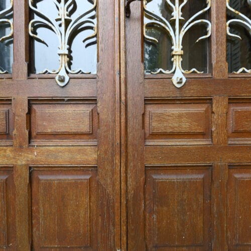 reproduction isolante porte ancienne avant