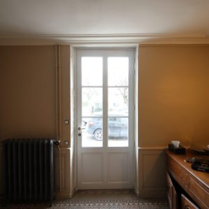 Reproduction isolante porte fin 18ième