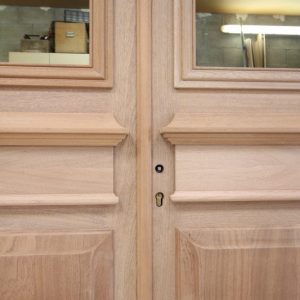 conception d'une porte isolante à partir des grilles d'origine