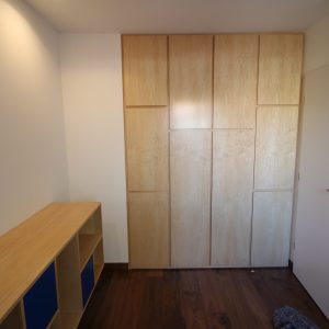 Agencement d'un dressing et chambre d'ami