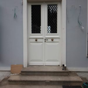 conception d'une porte isolante à partir des grilles d'origine