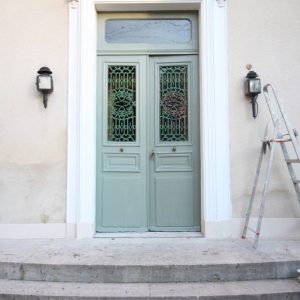 Reproduction isolante de porte d'entrée
