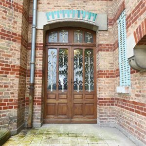 reproduction isolante porte ancienne avant