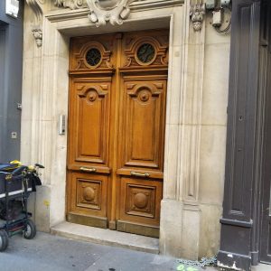Restauration d'une porte cochère