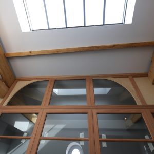 verrière intérieure en bois