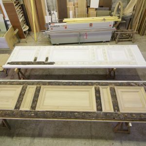 Restauration de porte d'église