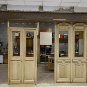 Reproduction isolante porte ancienne