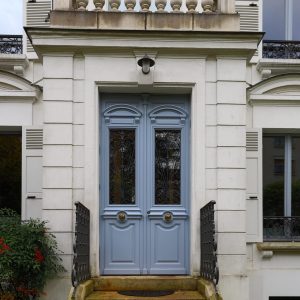 Reproduction isolante porte ancienne