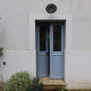 Reproduction isolante porte ancienne