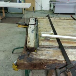 Restauration lourde d'une porte cochère