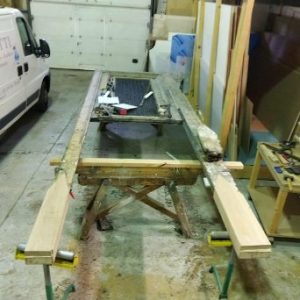 Restauration lourde d'une porte cochère