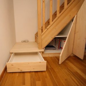 Aménagements sous escalier